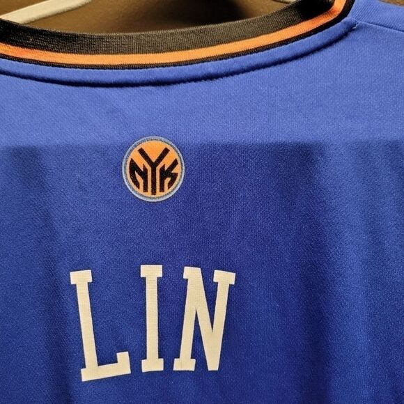 JEREMY Lin jersey New York knick pre own #17 size 2Xlarge Lin on back Sleeveless - Picture 2 of 8